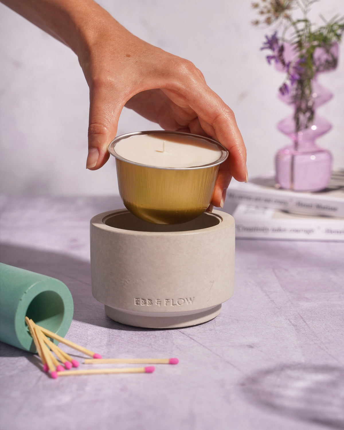 Refillable Candles for a More Sustainable Home