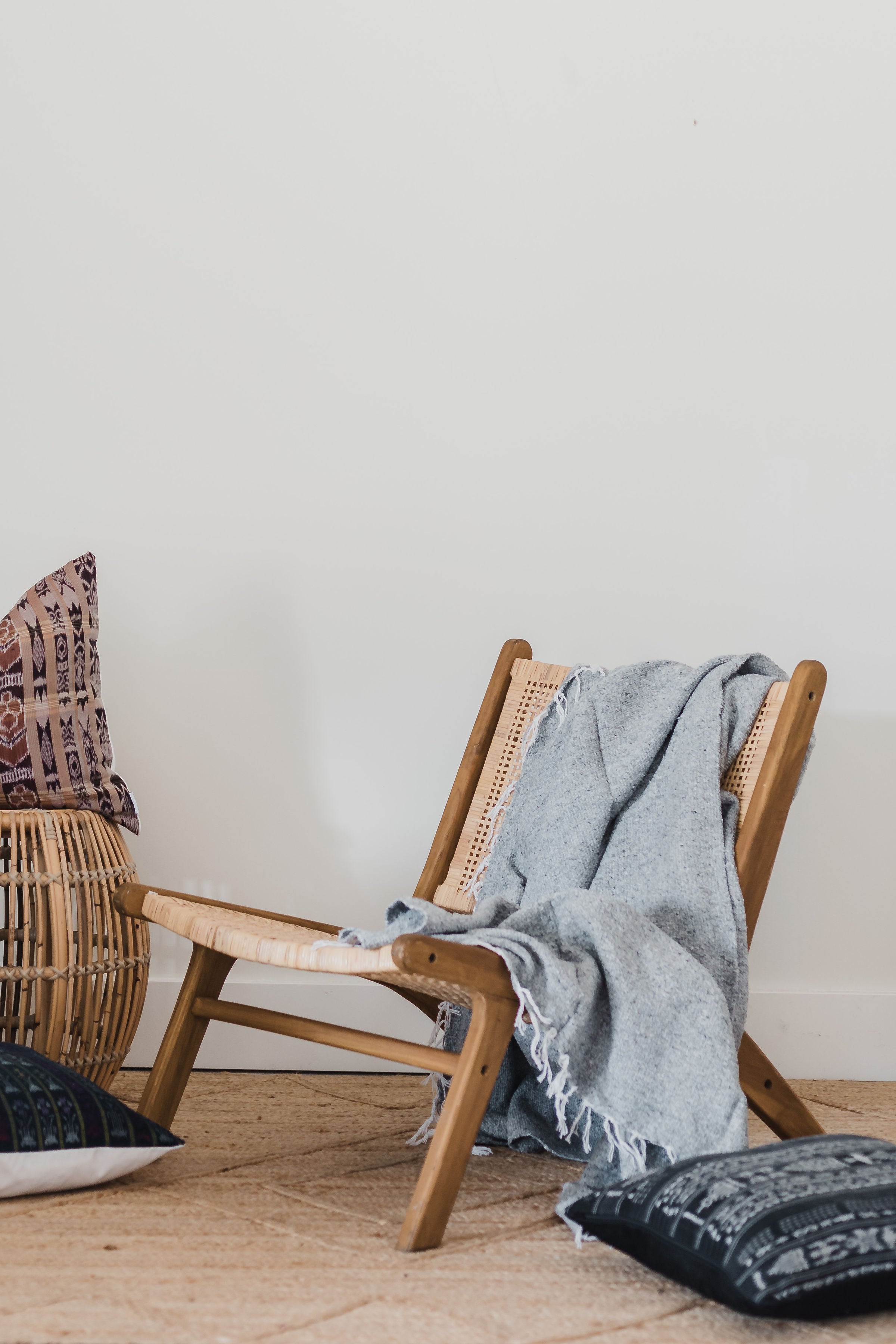 Alta Throw Blanket - Light Grey