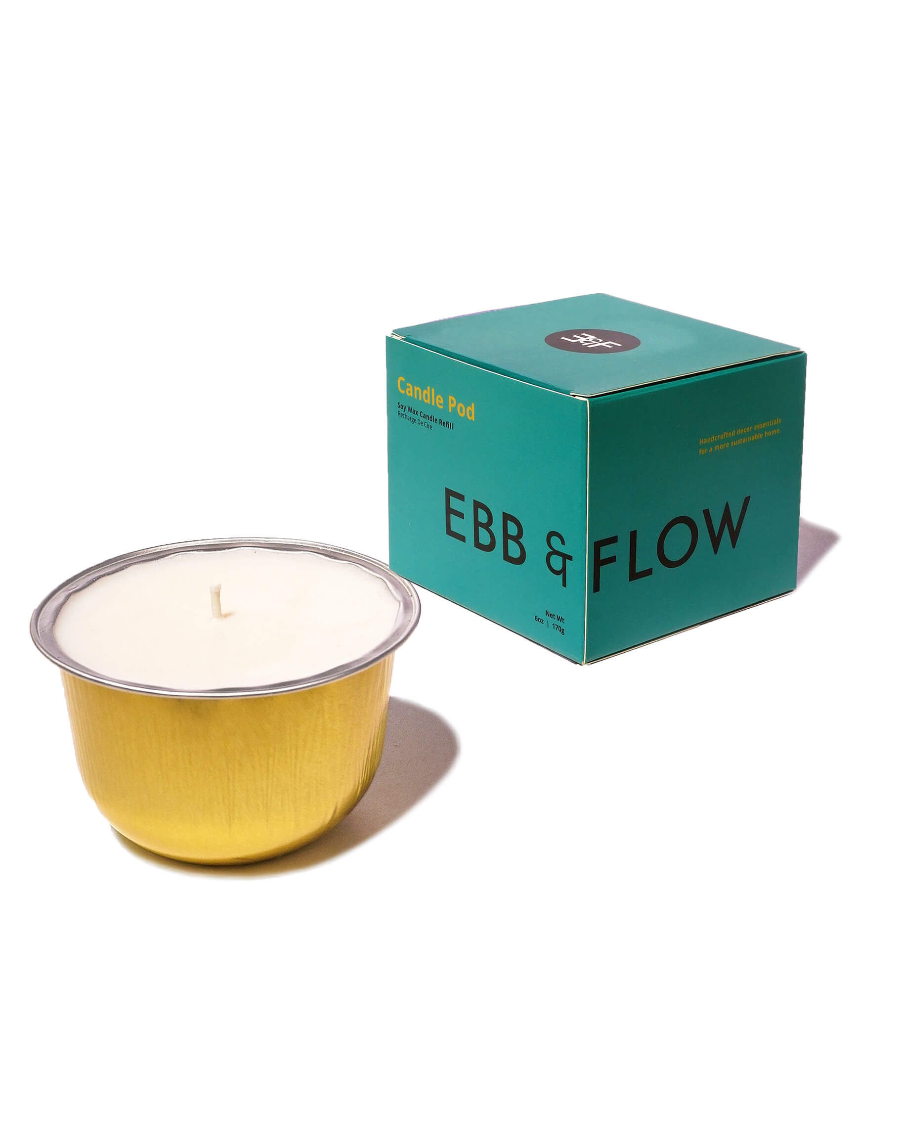 CandlePod ™ Soy Wax Candle Refill - Sage & Spearmint