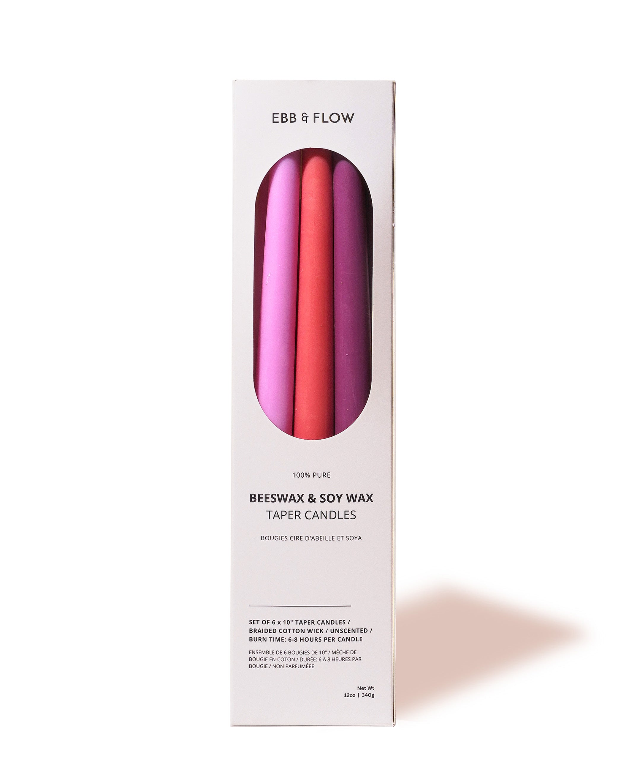 Beeswax / Soy Taper Candle Box Set - Warm