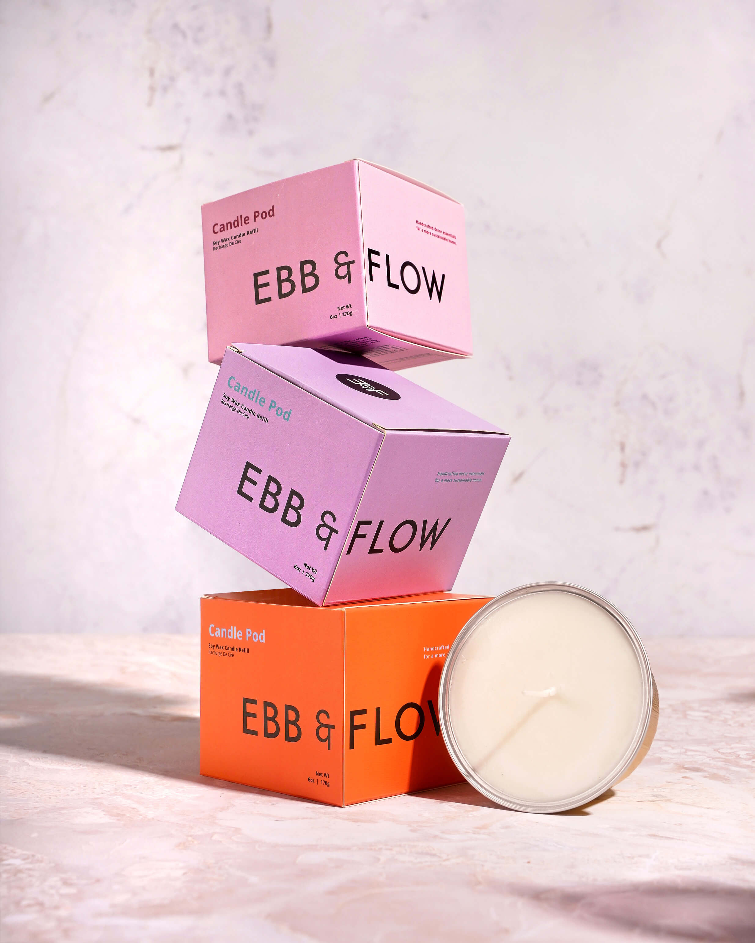 CandlePod ™ Soy Wax Candle Refill - Mulled Vanilla & Teakwood