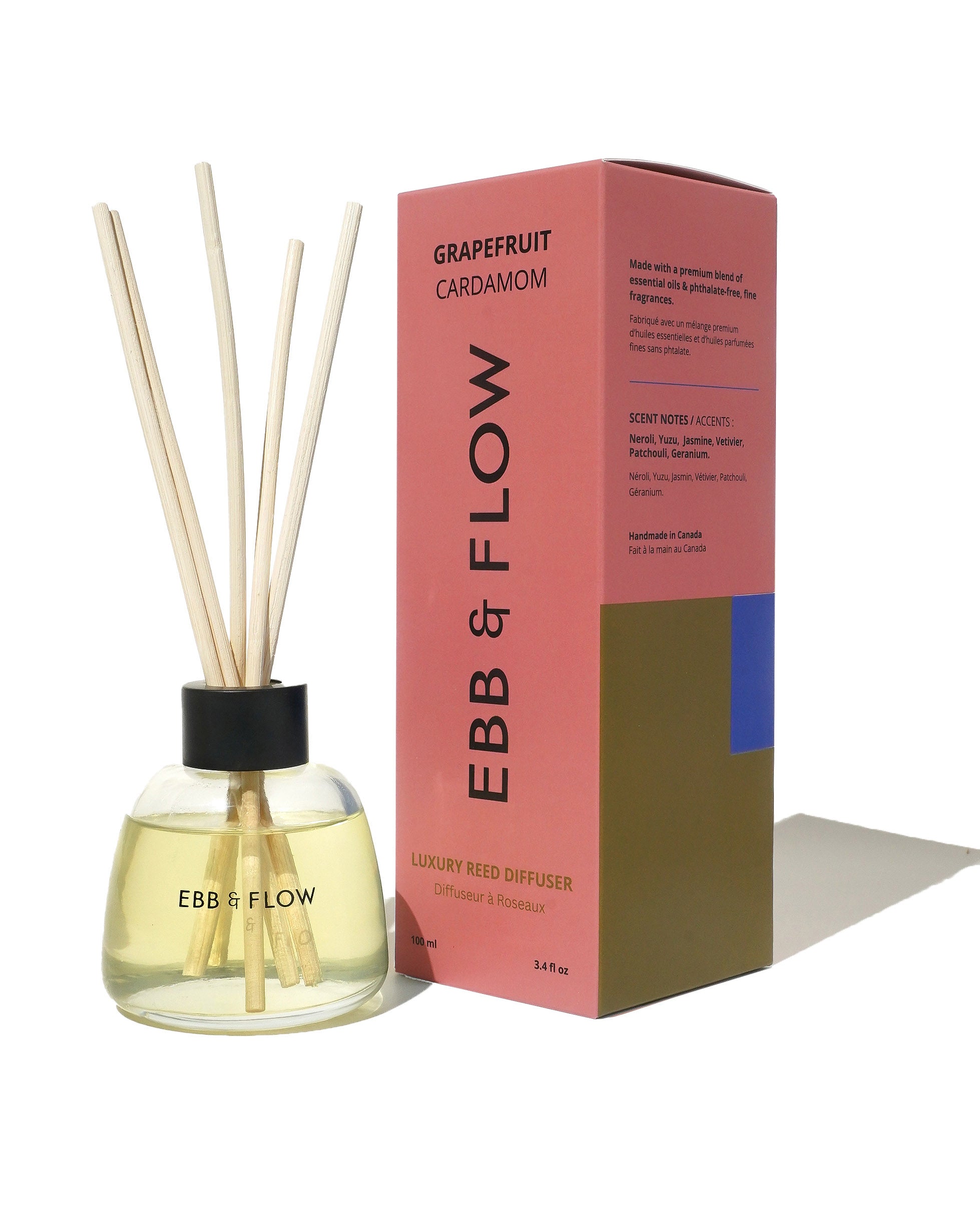 Luxury Reed Diffuser - Grapefruit Cardamom