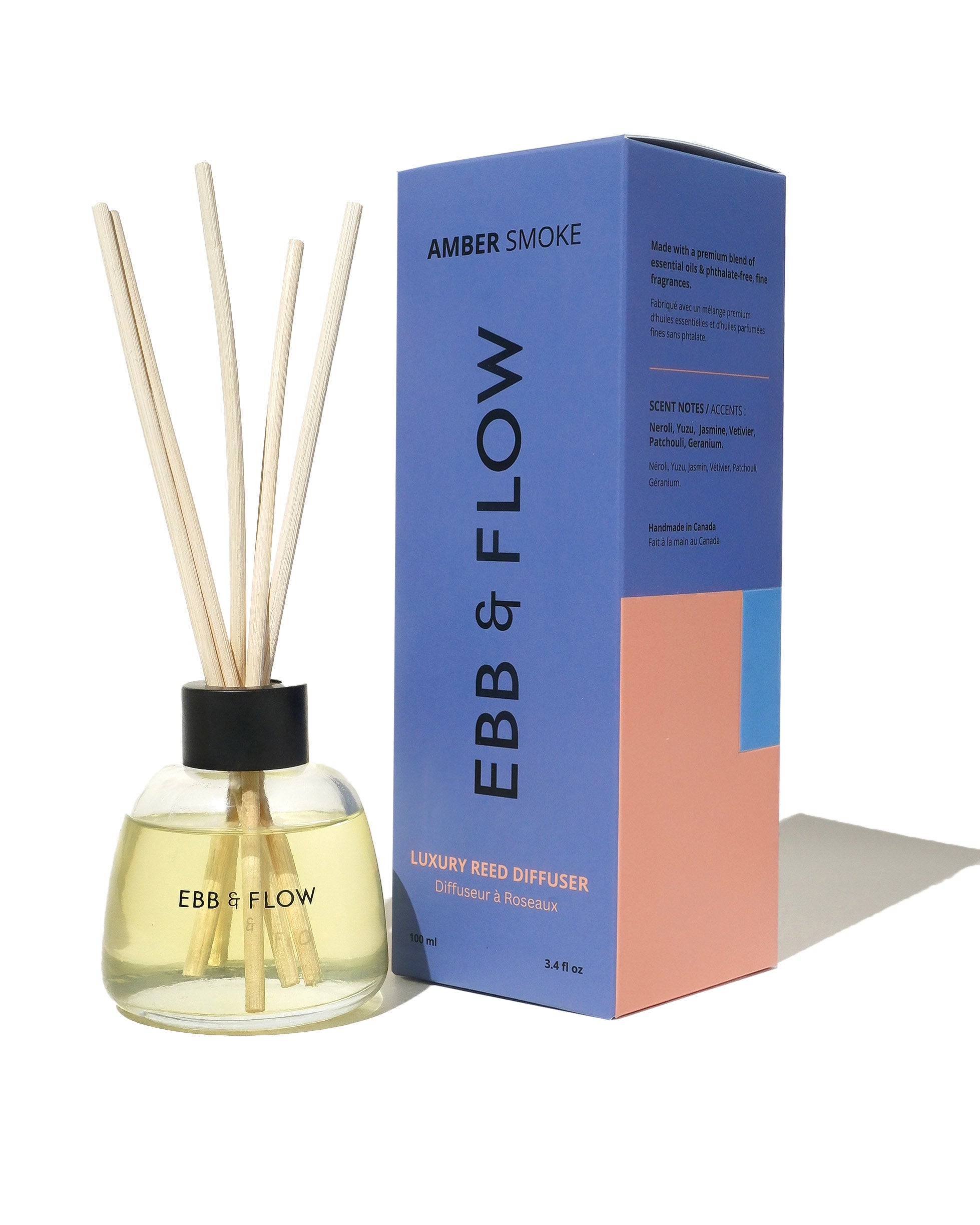 Luxury Reed Diffuser - Amber Smoke