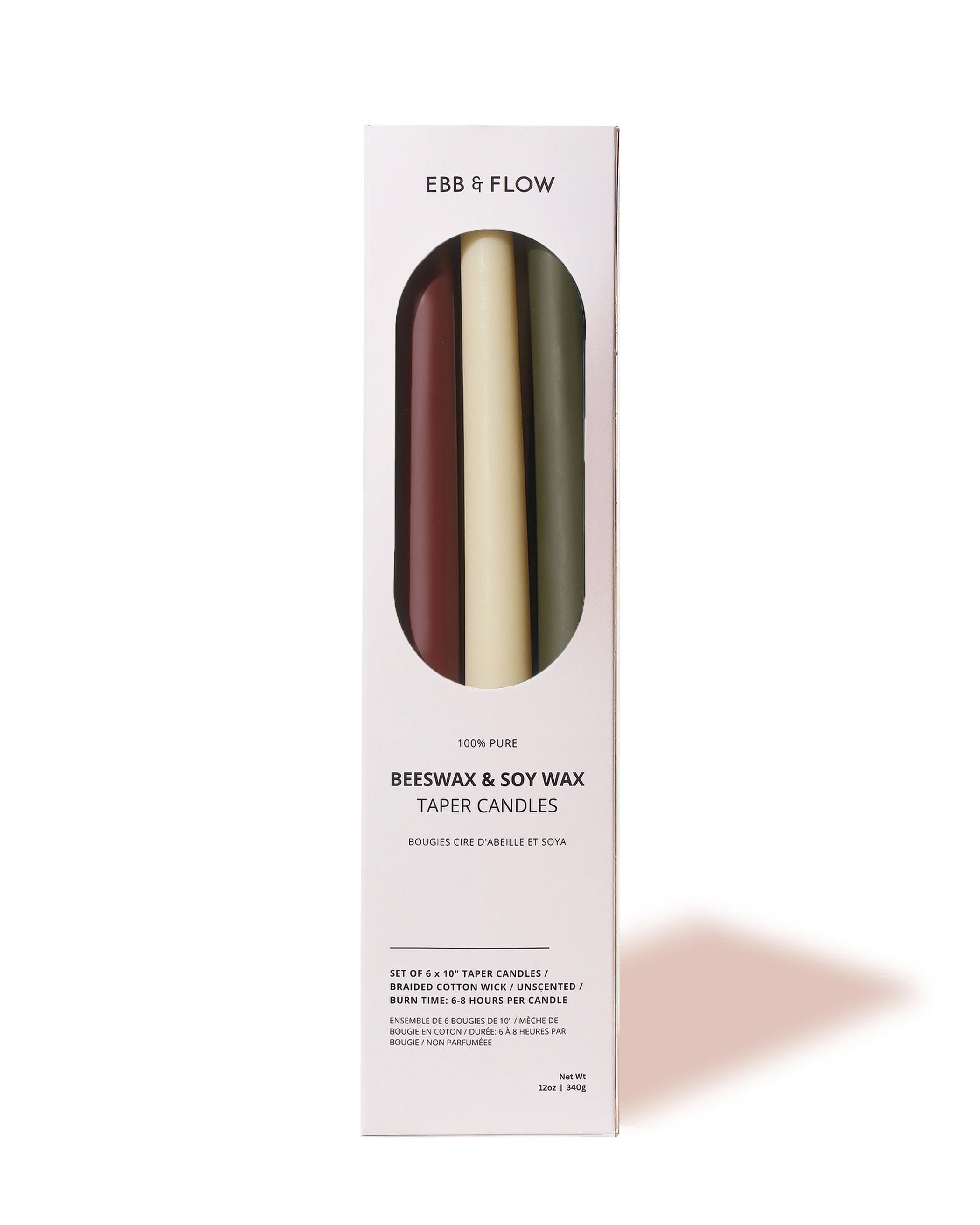 Beeswax / Soy Taper Candle Box Set - Holiday