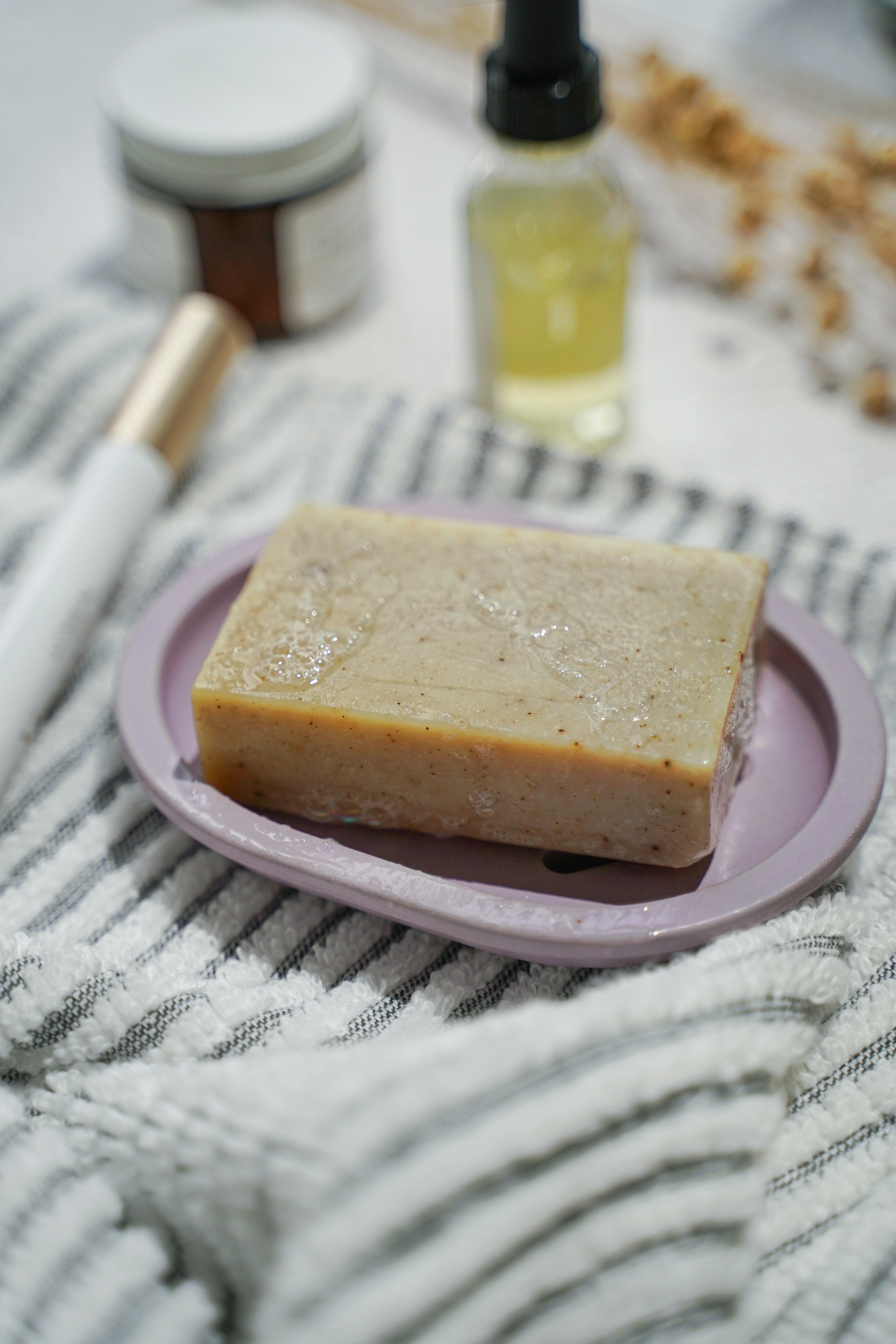 Concrete Soap Dish - Lilac