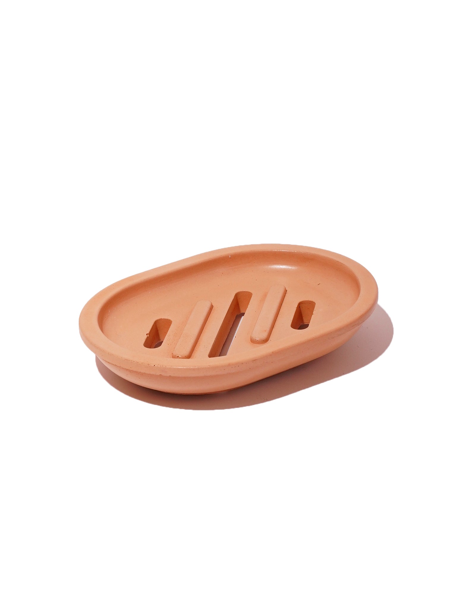 Concrete Soap Dish - Terracotta