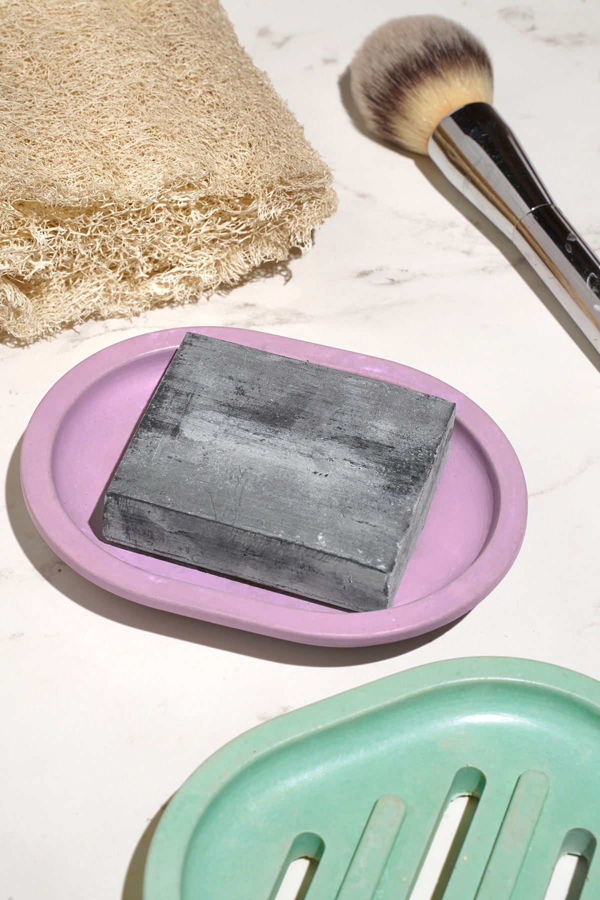 Concrete Soap Dish - Lilac