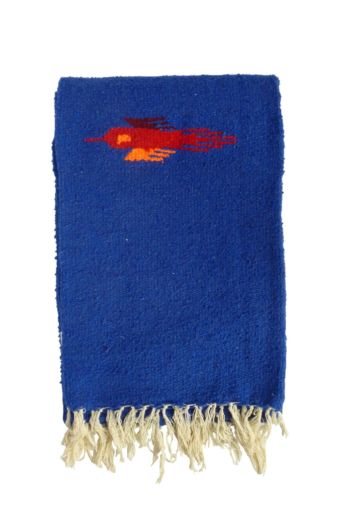 Midnight Blue Thunderbird Blanket | Royal Blue