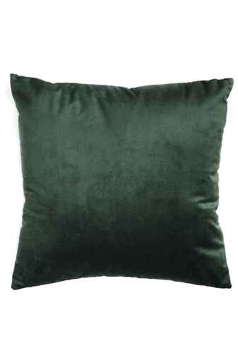 Dark Slate Gray Velvet Luxe Reversible Accent Pillow - Forest Green/Chartreuse