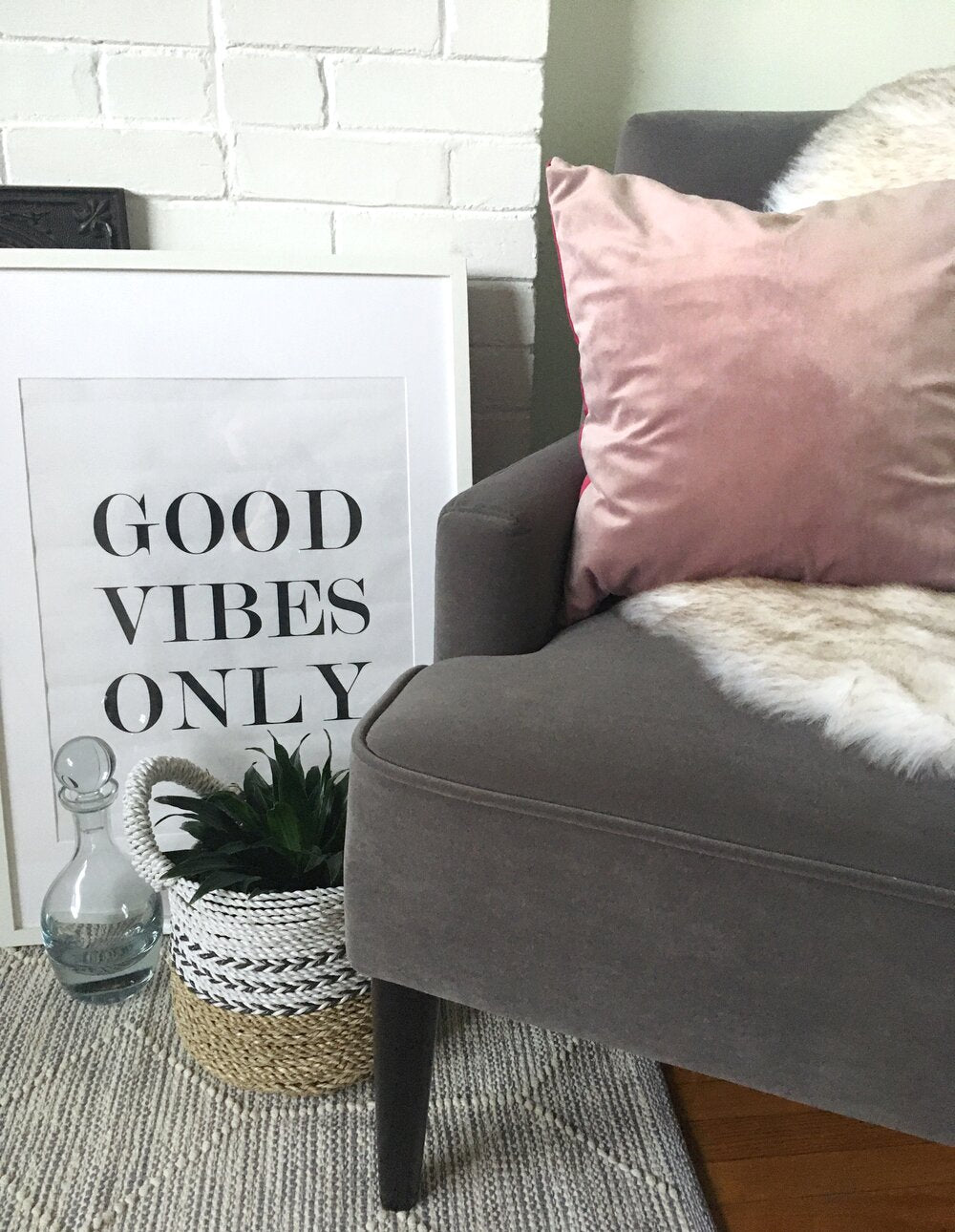 Dark Slate Gray Velvet Luxe Reversible Accent Pillow - Berry/Dusty Mauve