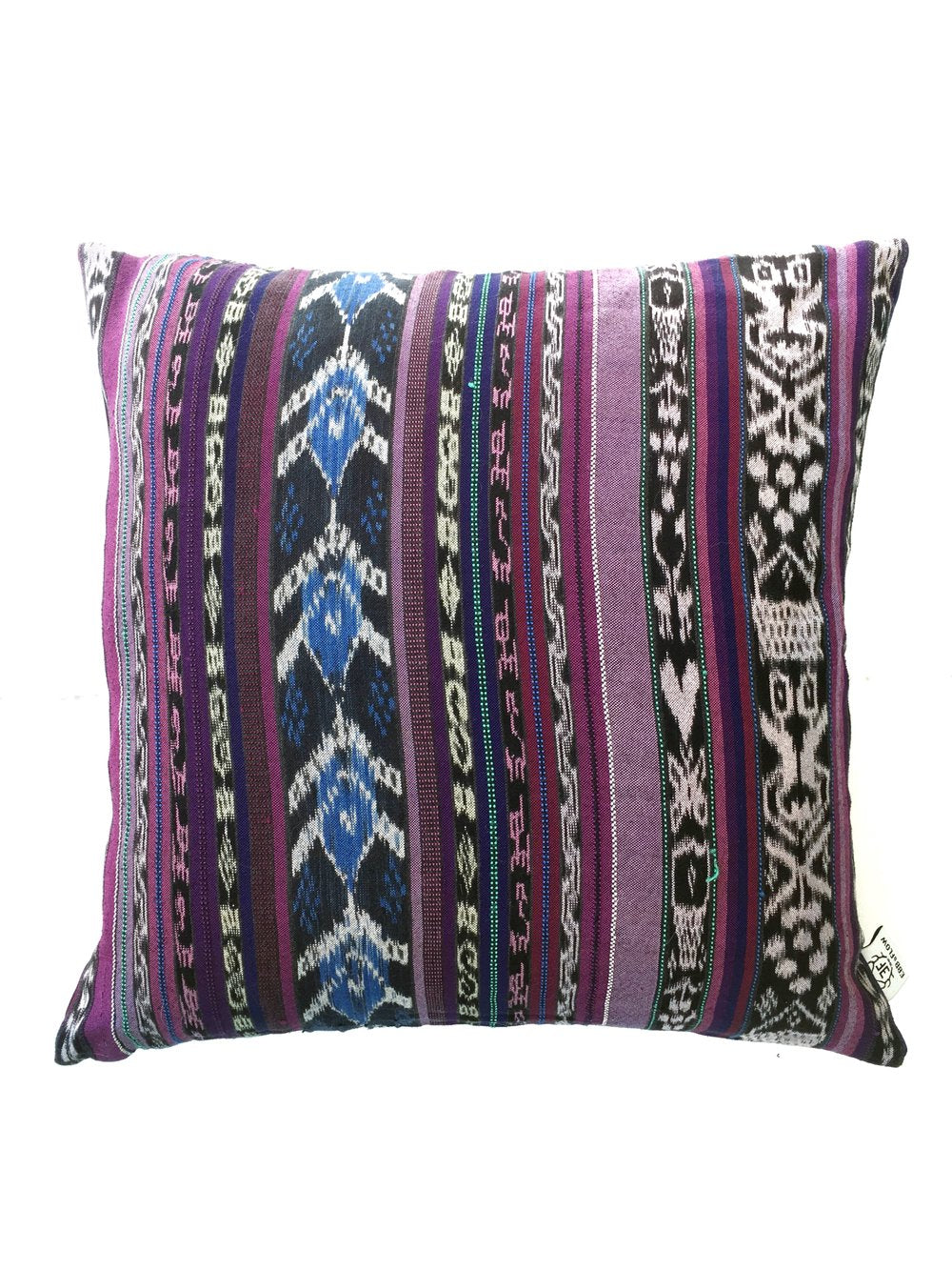 Dark Slate Gray Vintage Corte Accent Pillow - Cristobal