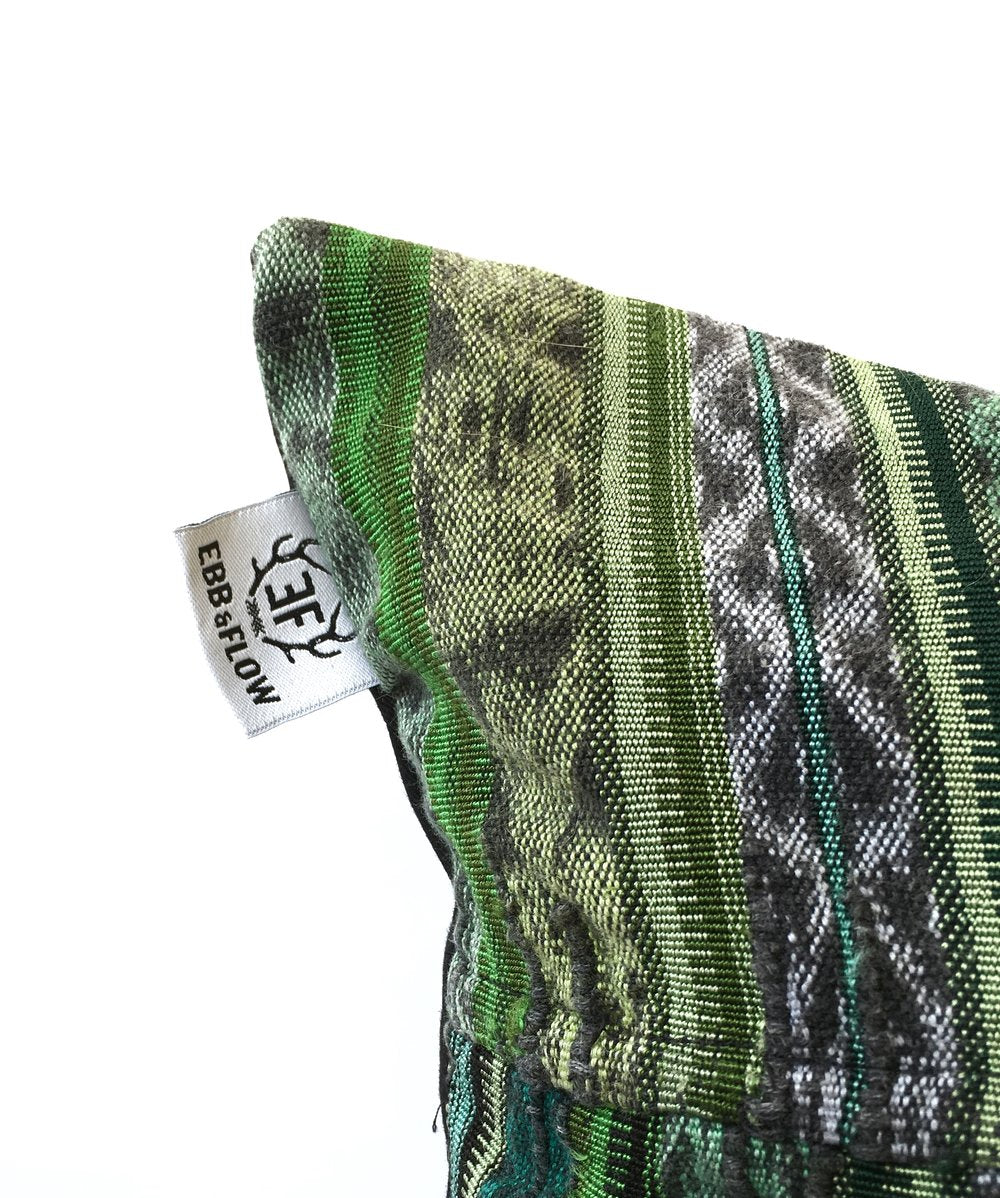 Dim Gray Vintage Corte Accent Pillow - Luna