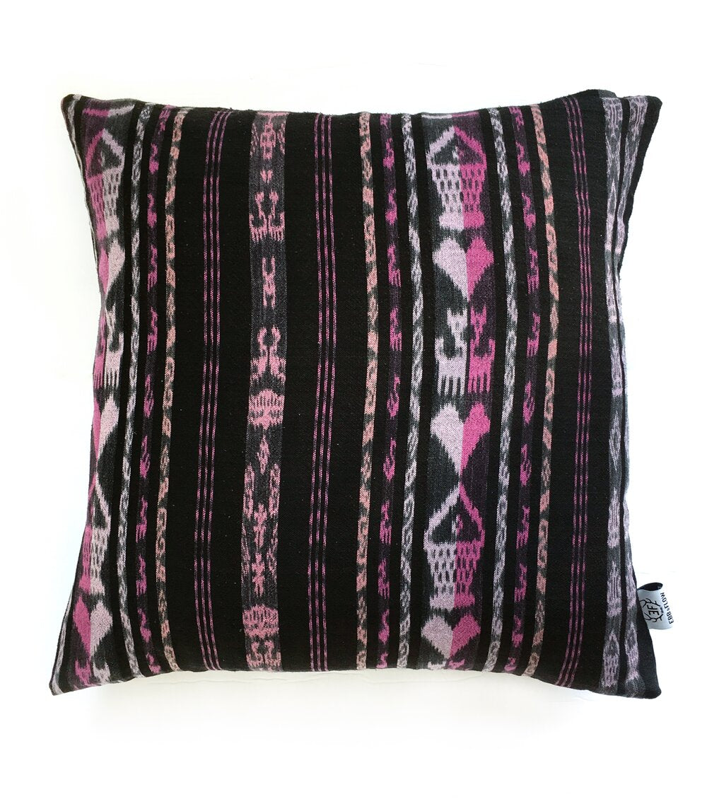 Black Vintage Corte Accent Pillow - Mirador