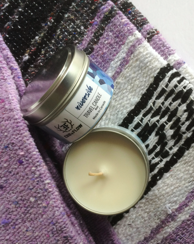 Tan Soy Wax Travel Candle - Riverside