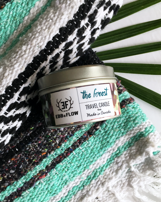 Black Soy Wax Travel Candle - The Forest