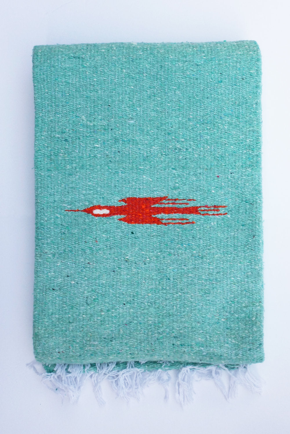 Medium Aquamarine Thunderbird Blanket | Mint
