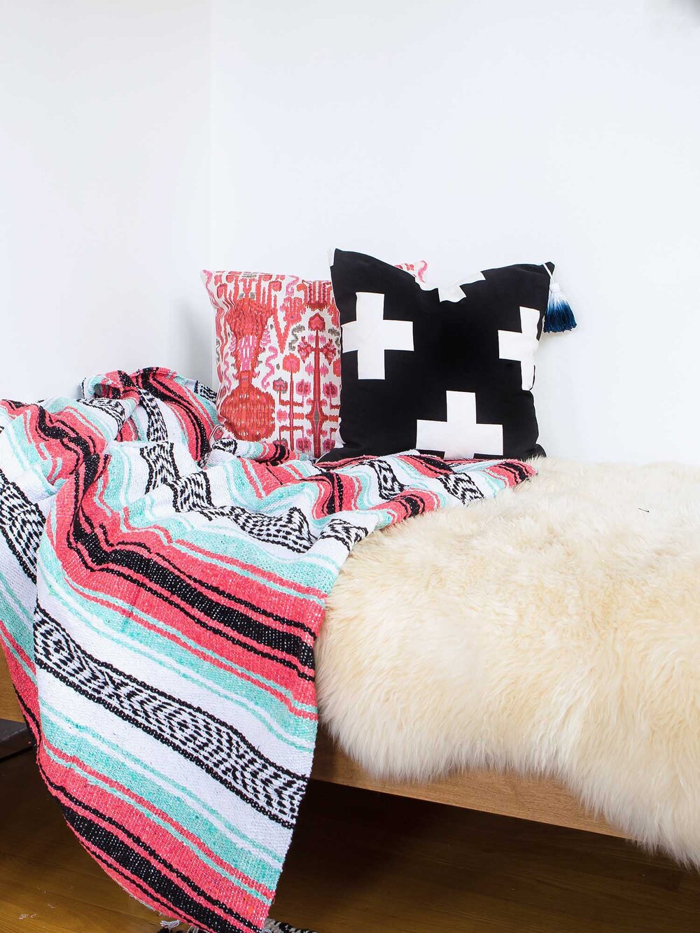 Pale Violet Red Phoenix Pillow