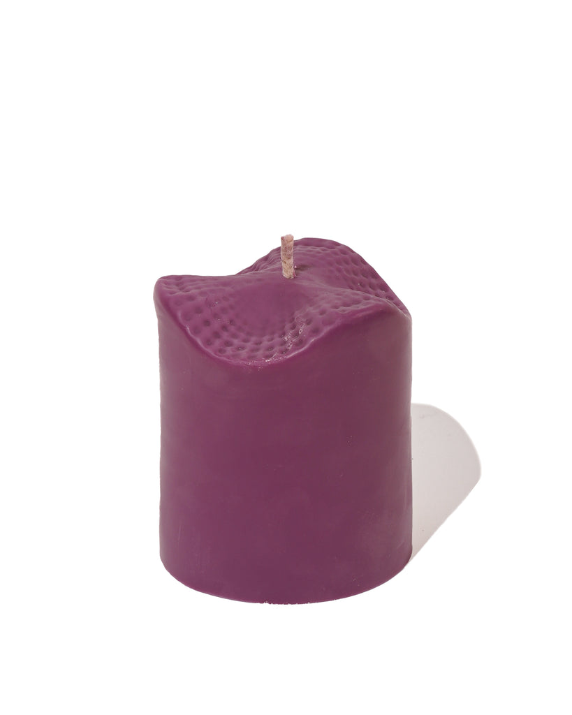 Swell Soy Wax Pillar Candle - Plum