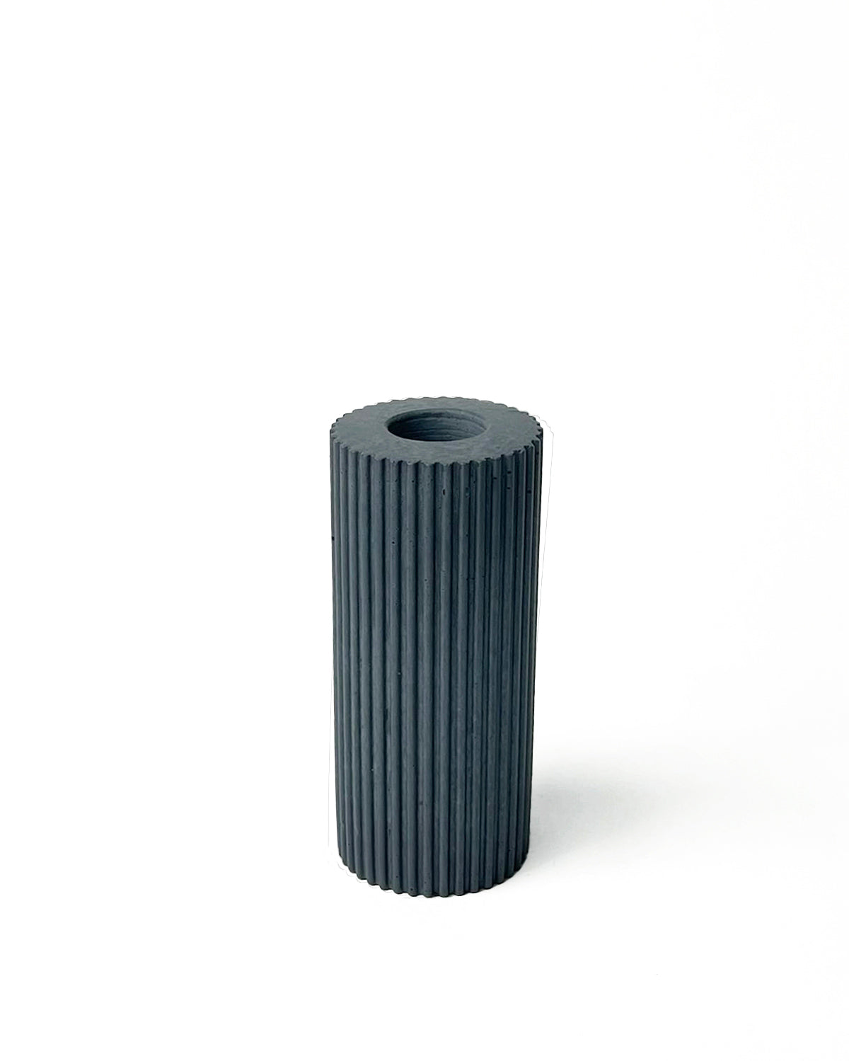 Athena Taper Candle Holder - Denim blue