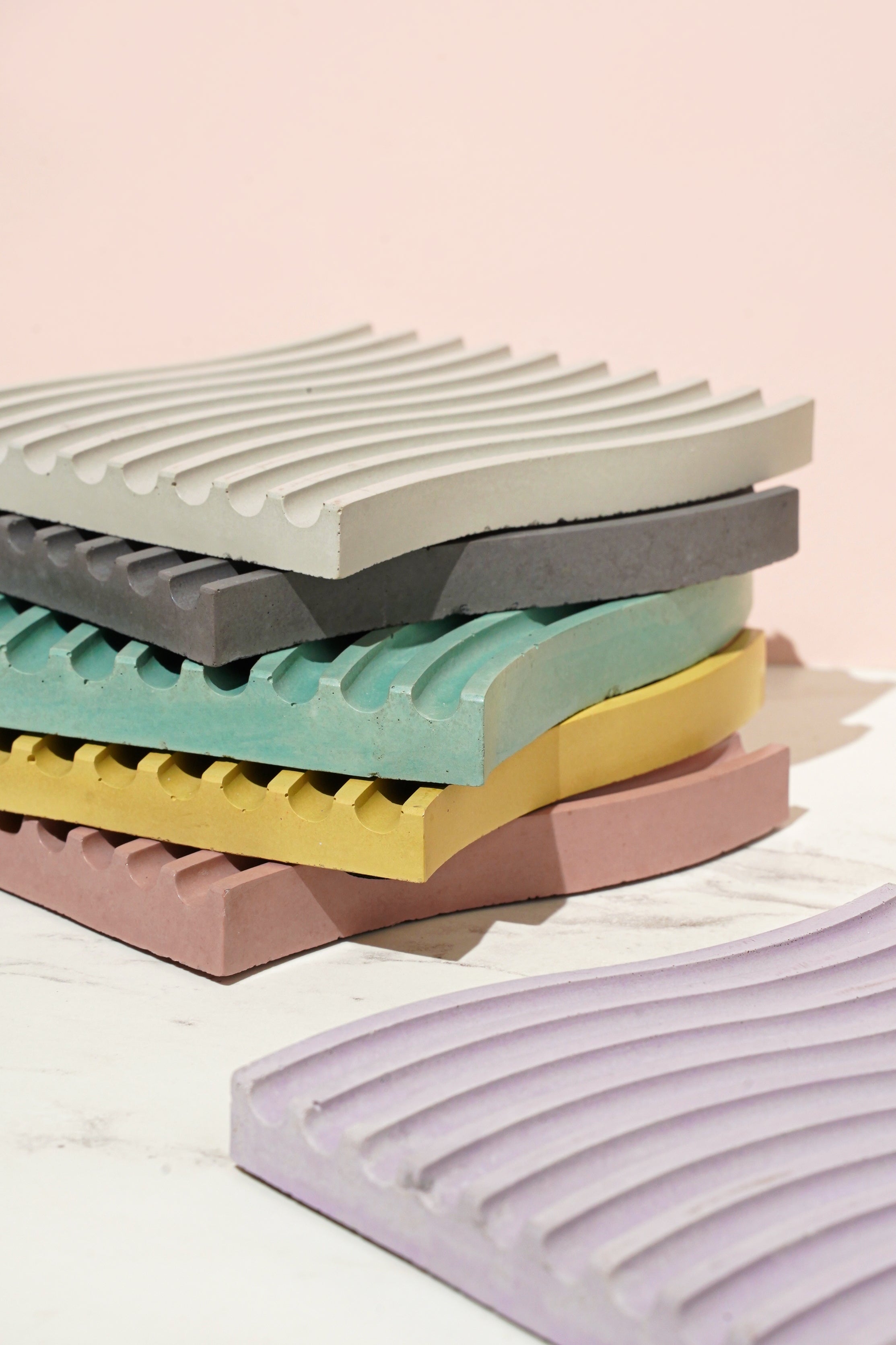 Tilde Concrete Trivet - Stone
