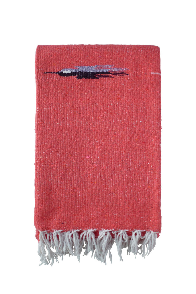 Maroon Thunderbird Blanket | Coral