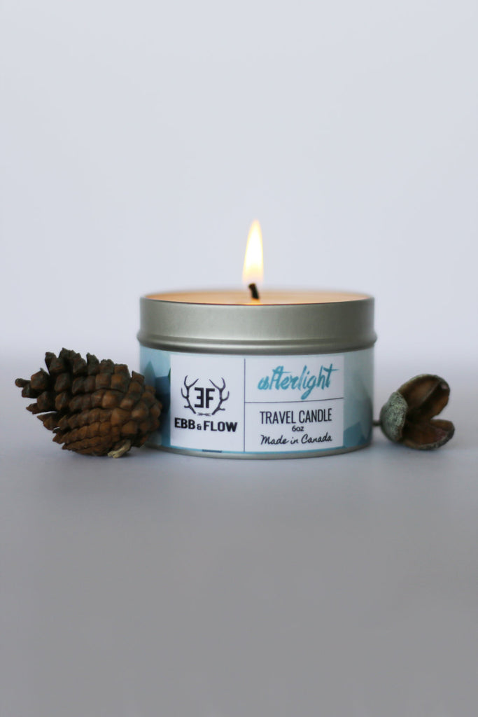 Tan Soy Wax Travel Candle - Afterlight