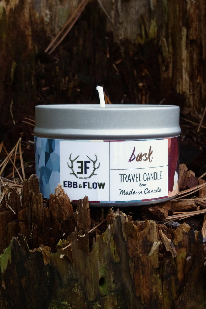Lavender Soy Wax Travel Candle - Bask